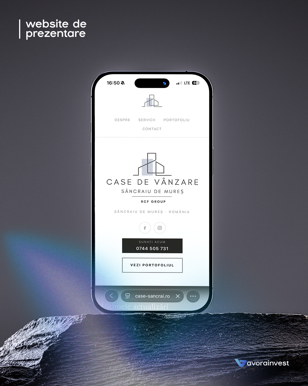 Proiect website case-sancrai.ro
